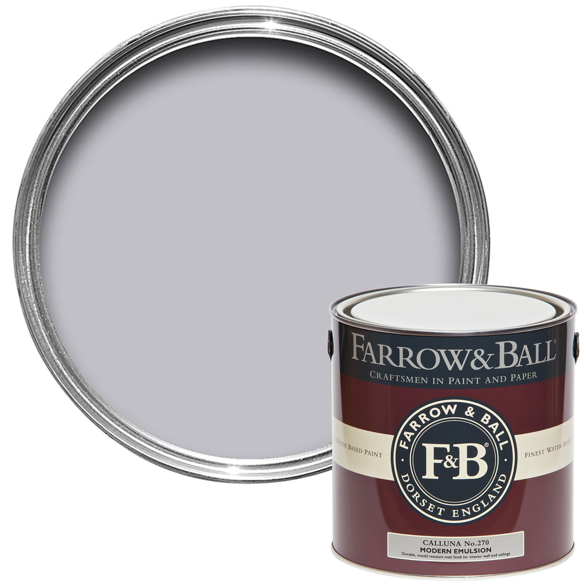 Farrow & Ball Modern Calluna No.270 Matt Emulsion paint, 2.5L