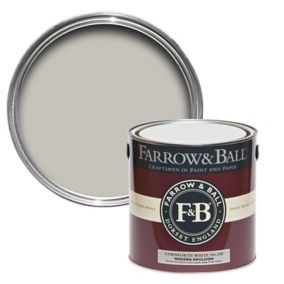 Farrow & Ball Modern Cornforth white No.228 Matt Emulsion paint, 2.5L