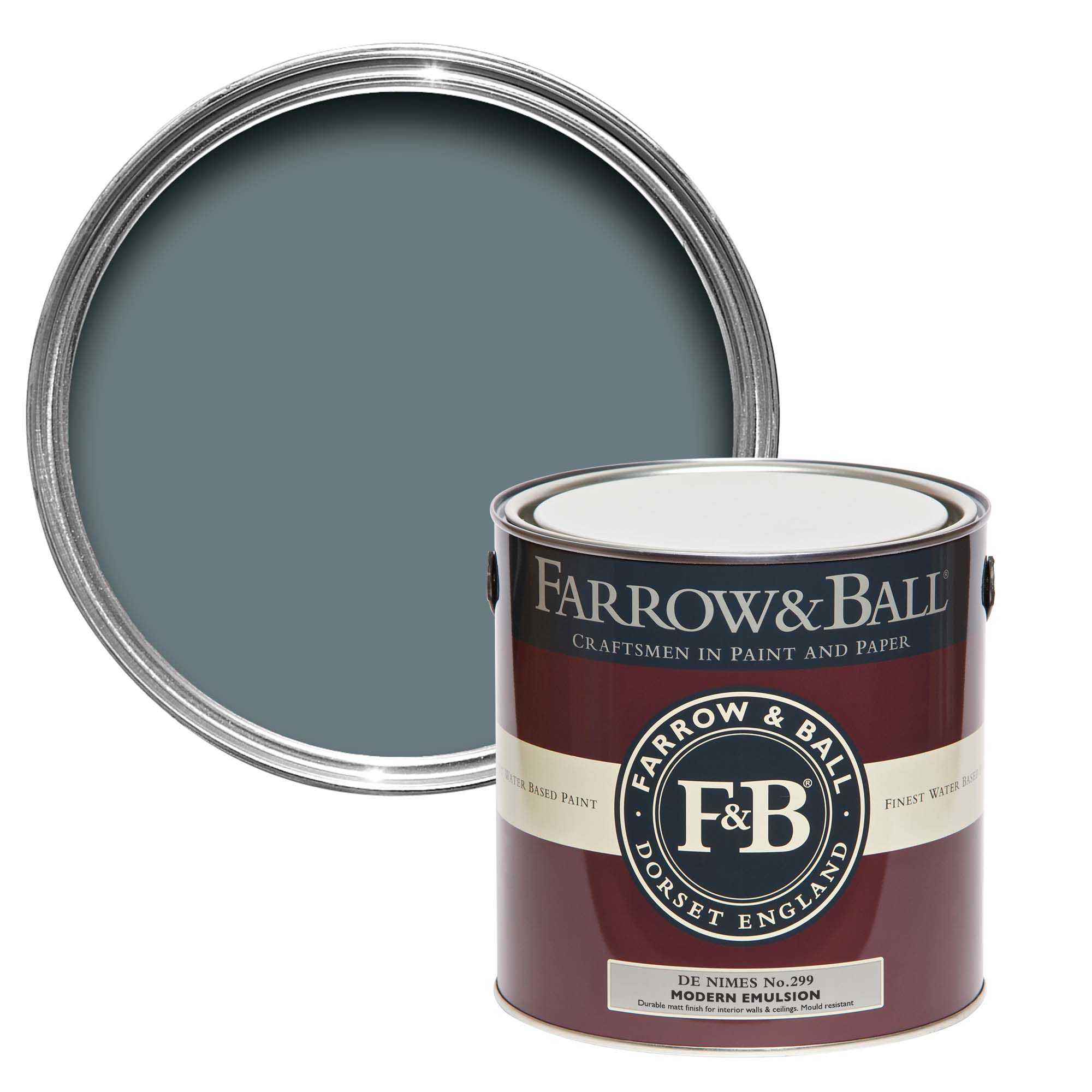 Farrow & Ball Modern De Nimes Matt Emulsion paint, 2.5L