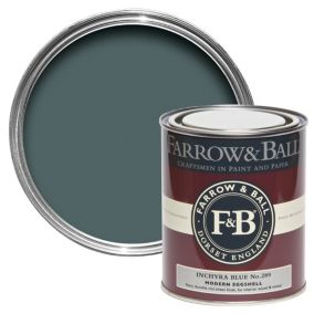 Farrow & Ball Modern Inchyra Blue No.289 Eggshell Paint, 750ml