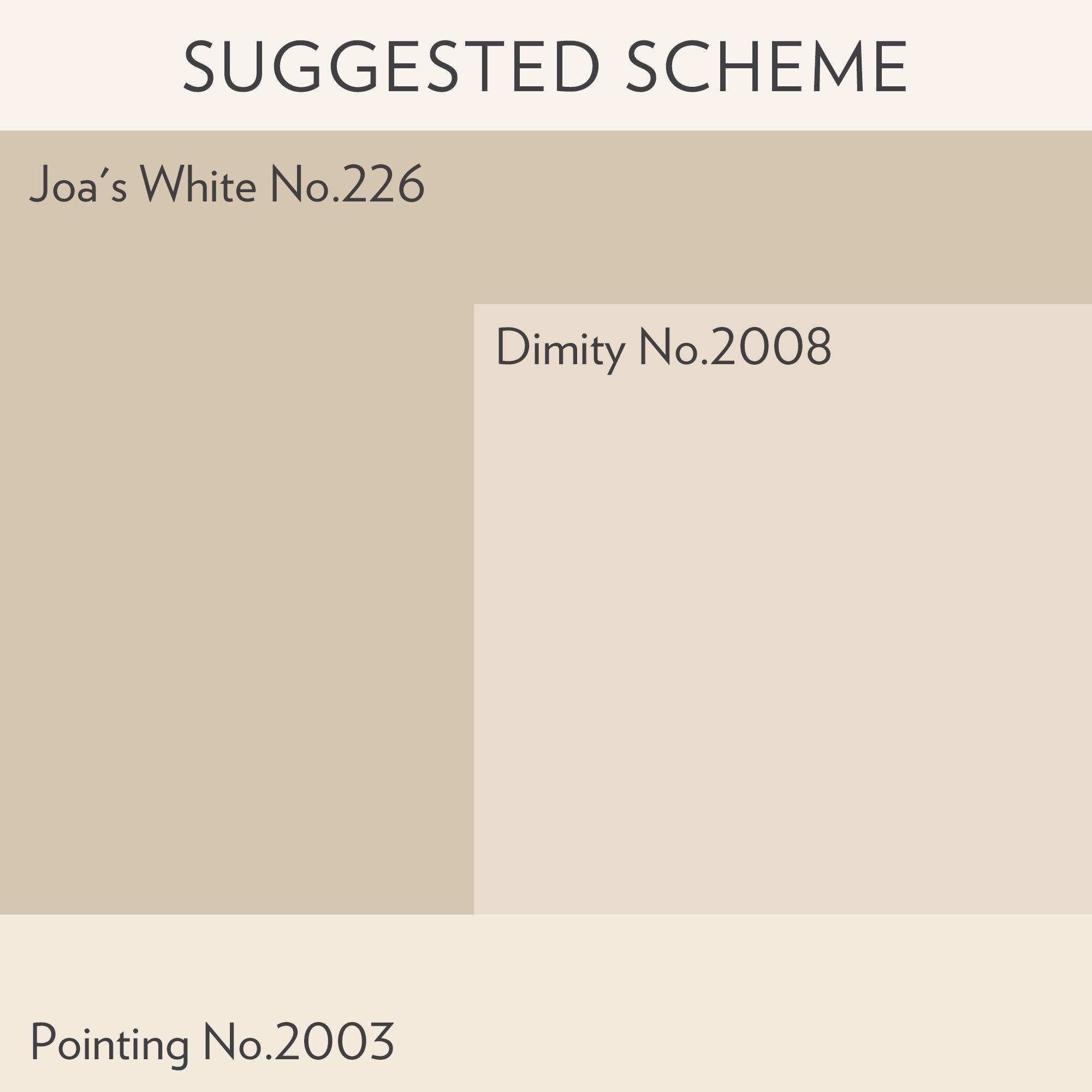 Farrow & Ball Modern Joa's White Matt Wall & ceiling Emulsion paint, 2.5L