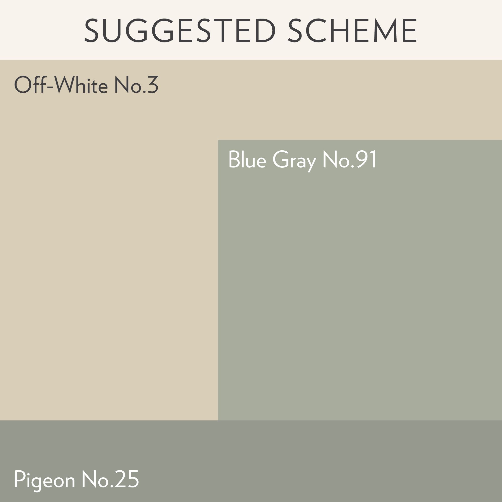 Farrow & Ball Modern Off White Matt Wall & ceiling Emulsion paint, 2.5L