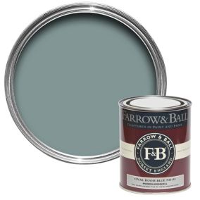 Farrow & Ball Modern Oval Room Blue No.85 Eggshell Paint, 750ml