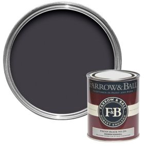 Farrow & Ball Modern Paean Black No.294 Eggshell Paint, 750ml
