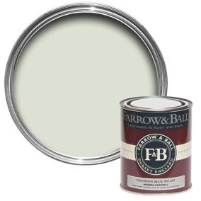 Farrow & Ball Modern Pavilion Blue No.252 Eggshell Paint, 750ml
