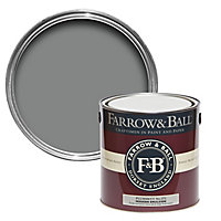Farrow & Ball Modern Plummett Matt Emulsion paint, 2.5L