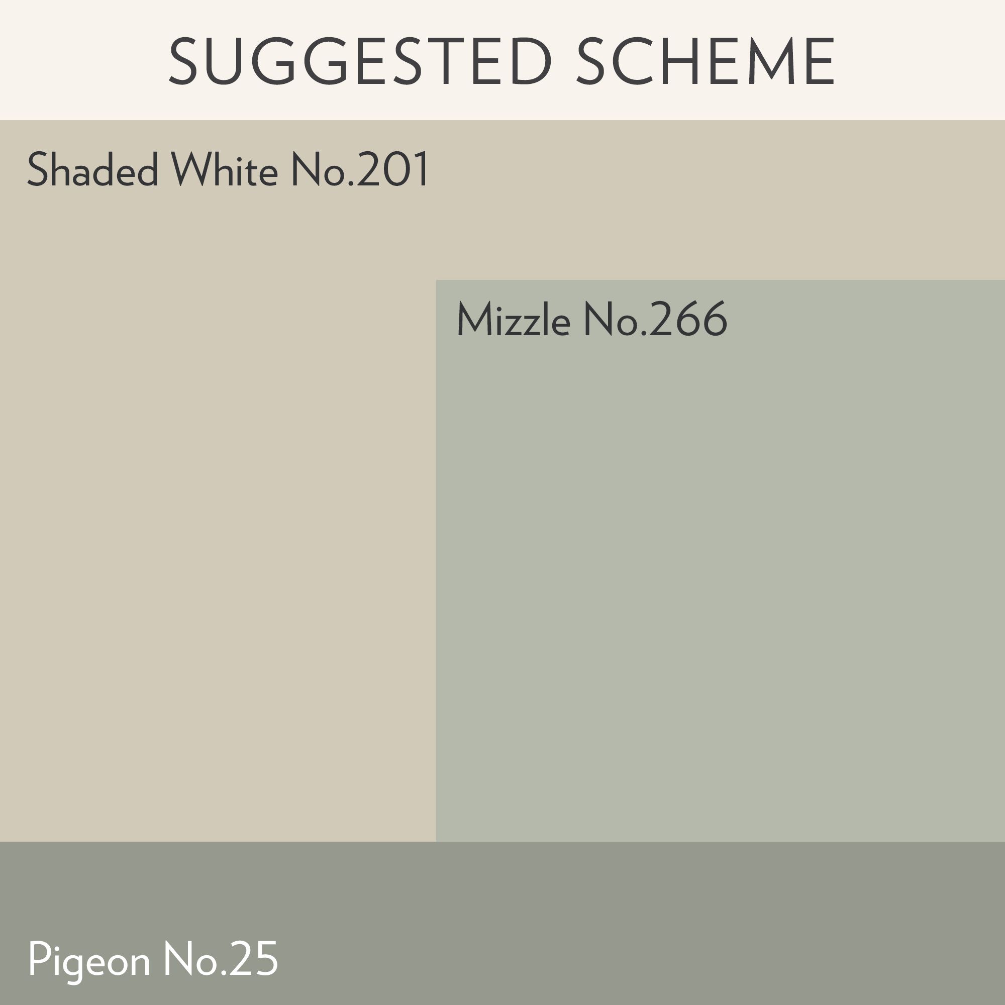 Farrow & Ball Modern Shaded White Matt Wall & ceiling Emulsion paint, 2.5L