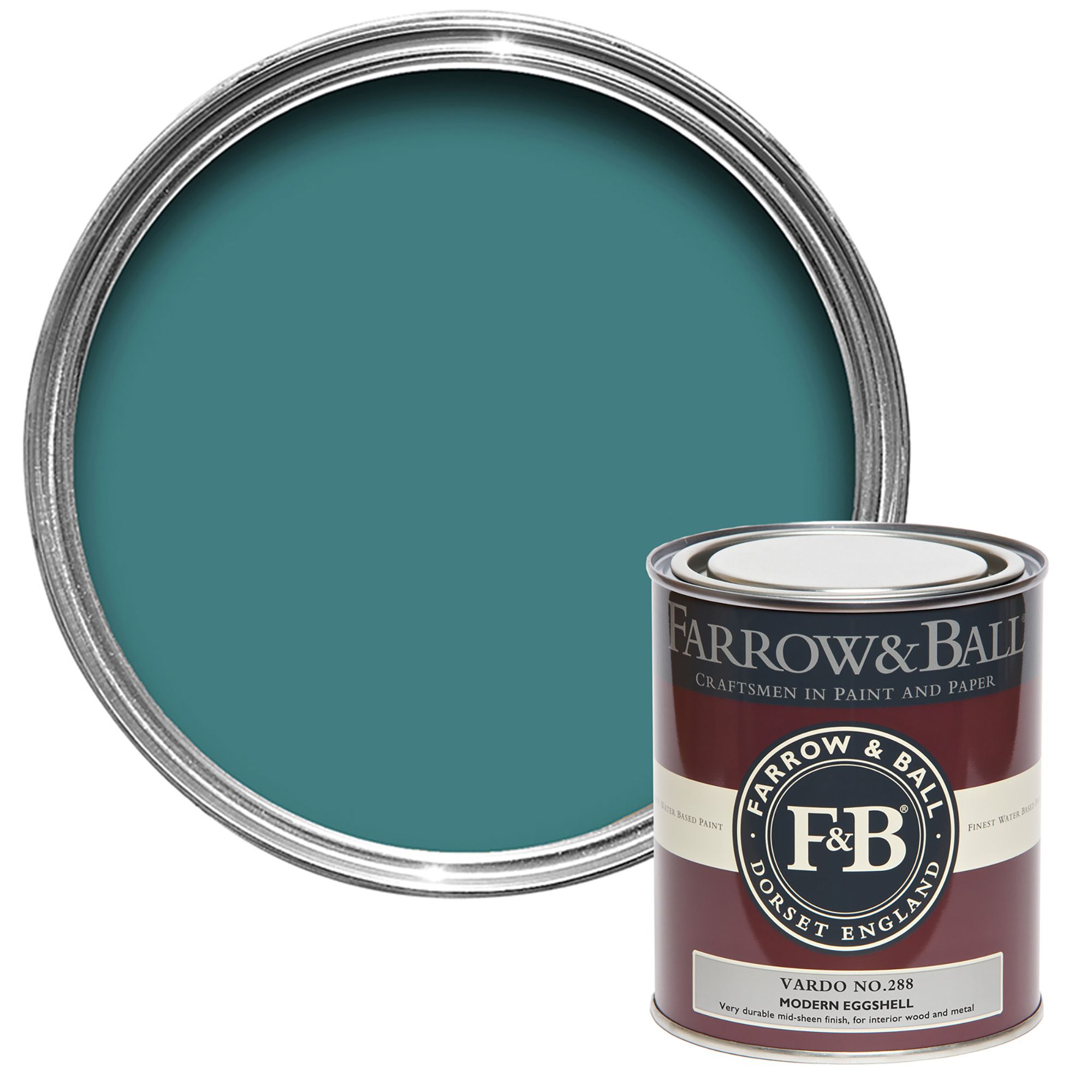 Farrow & Ball Modern Vardo No.288 Eggshell Paint, 750ml