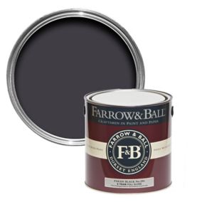 Farrow & Ball Paean black Gloss Metal & wood paint, 2.5L