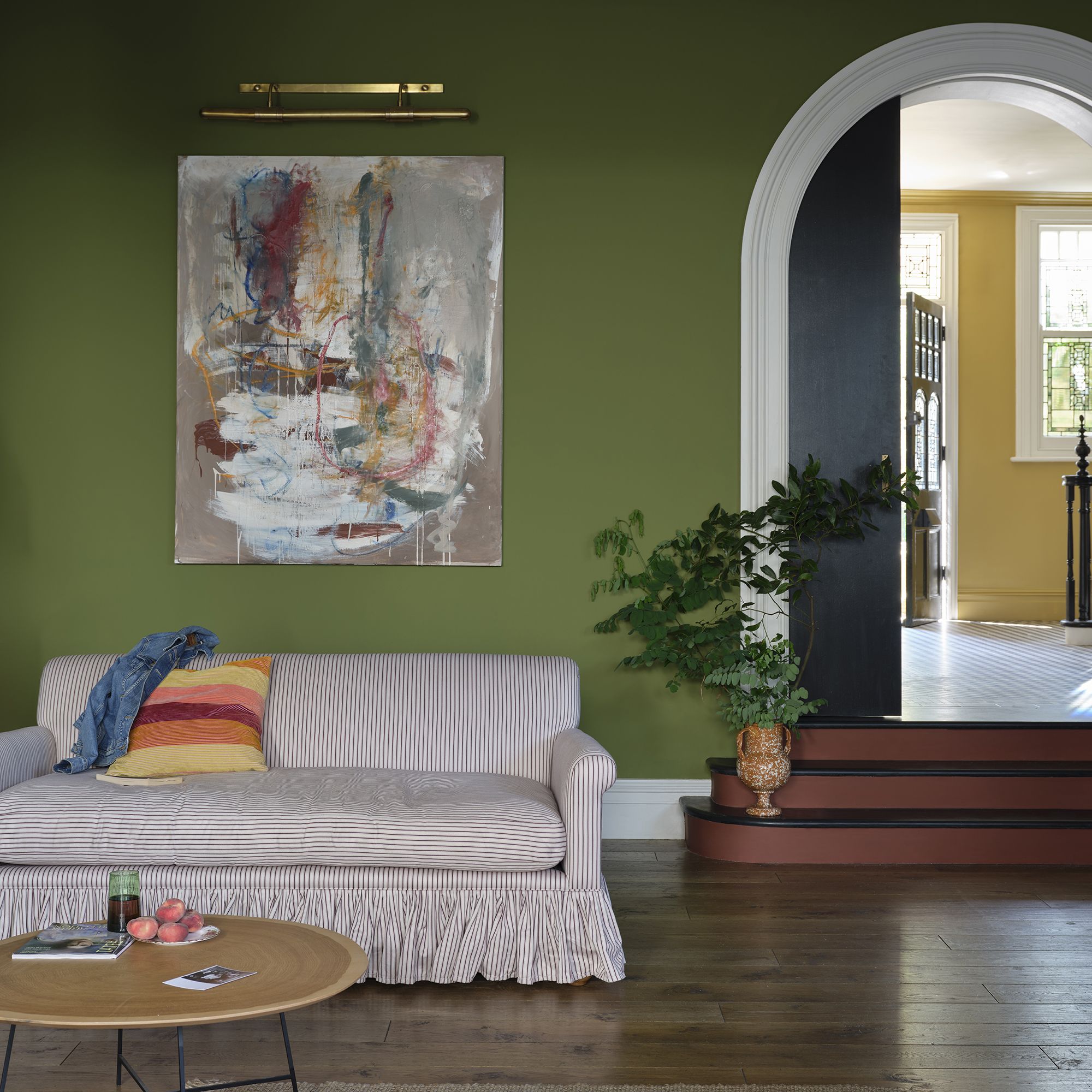 Farrow & Ball Sap Green No.199 Flat matt Wall & ceiling Emulsion paint, 100ml Tester pot