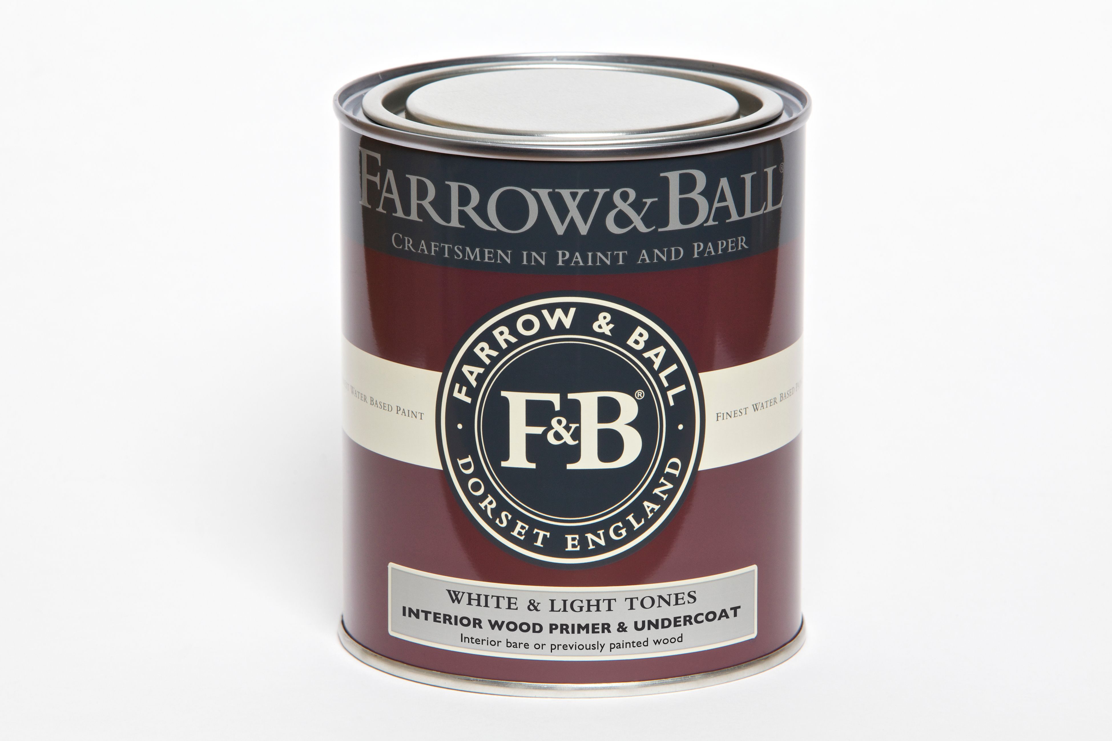 Farrow & Ball White & light tones Wood Primer & undercoat, 750ml