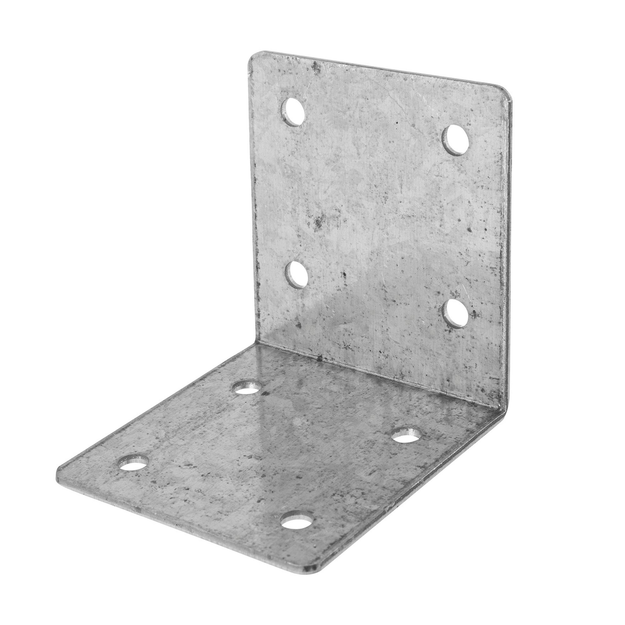 FenceMate Sleeper Silver Galvanised Steel Angle bracket (H)80mm (W)80mm (L)85mm
