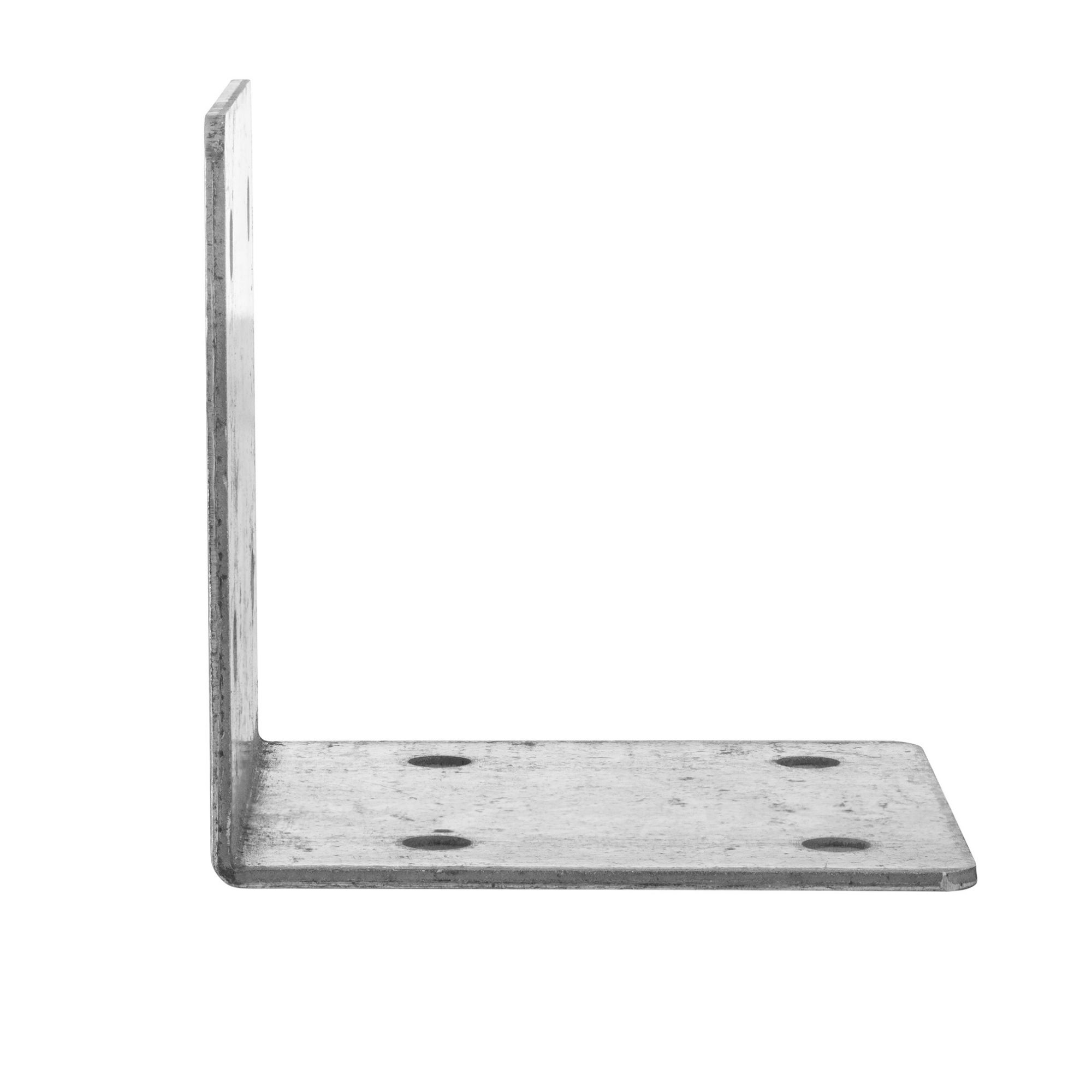 FenceMate Sleeper Silver Galvanised Steel Angle bracket (H)80mm (W)80mm (L)85mm