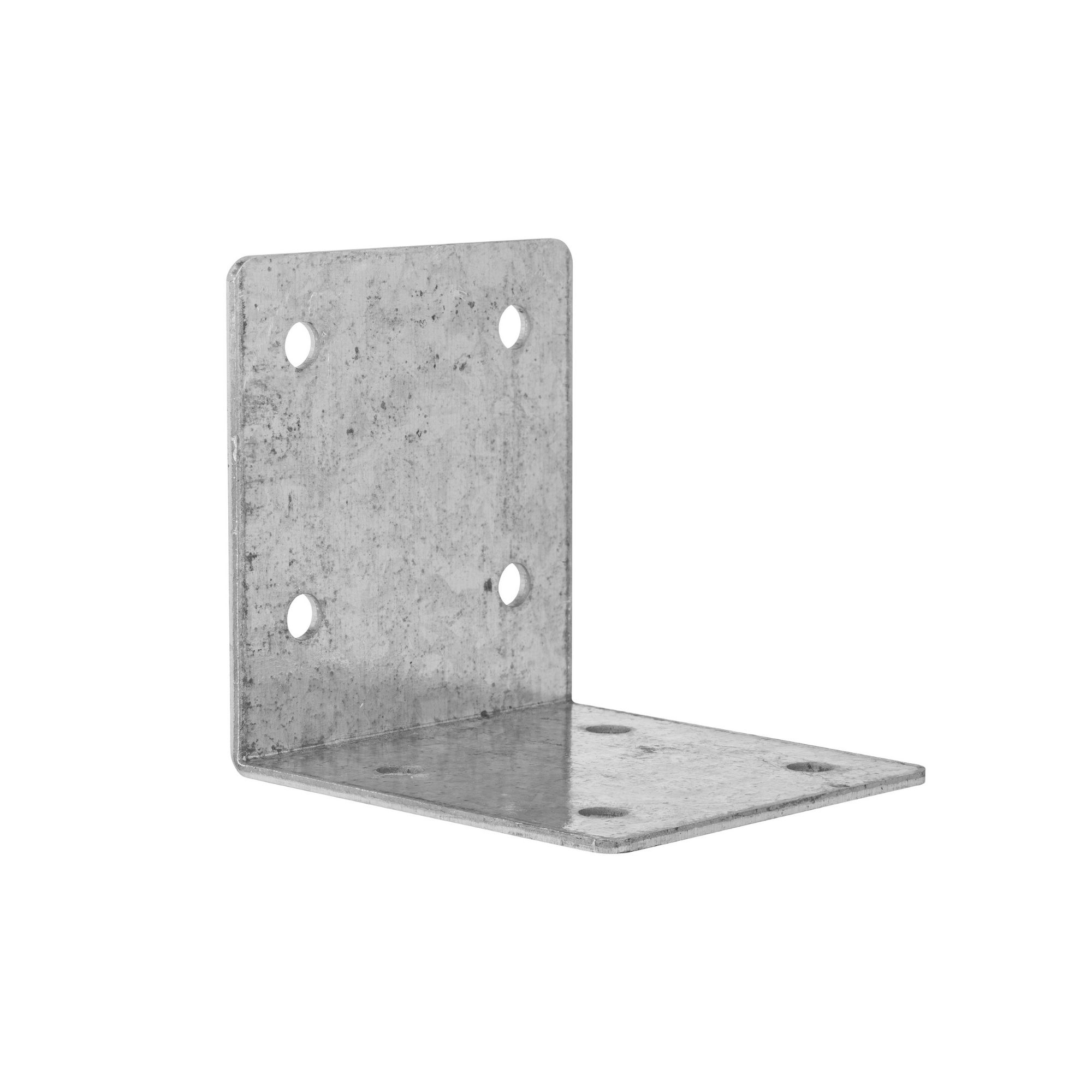 FenceMate Sleeper Silver Galvanised Steel Angle bracket (H)80mm (W)80mm (L)85mm