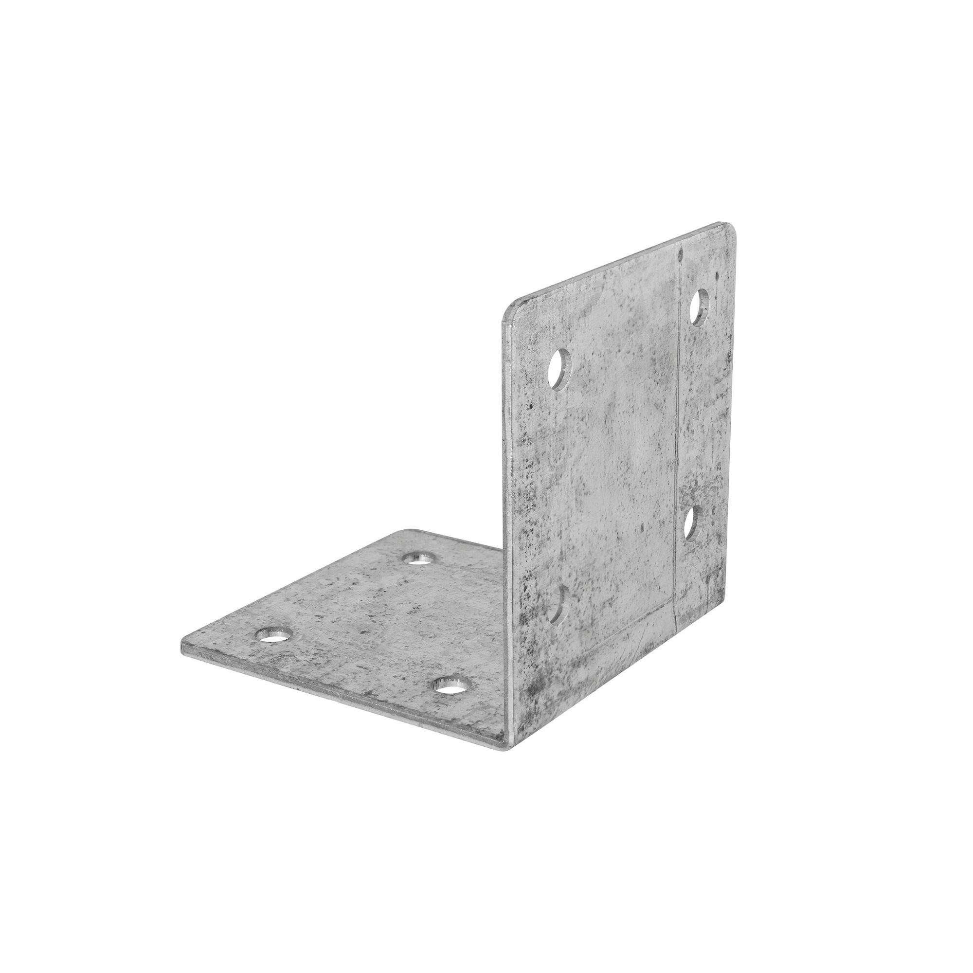 FenceMate Sleeper Silver Galvanised Steel Angle bracket (H)80mm (W)80mm (L)85mm