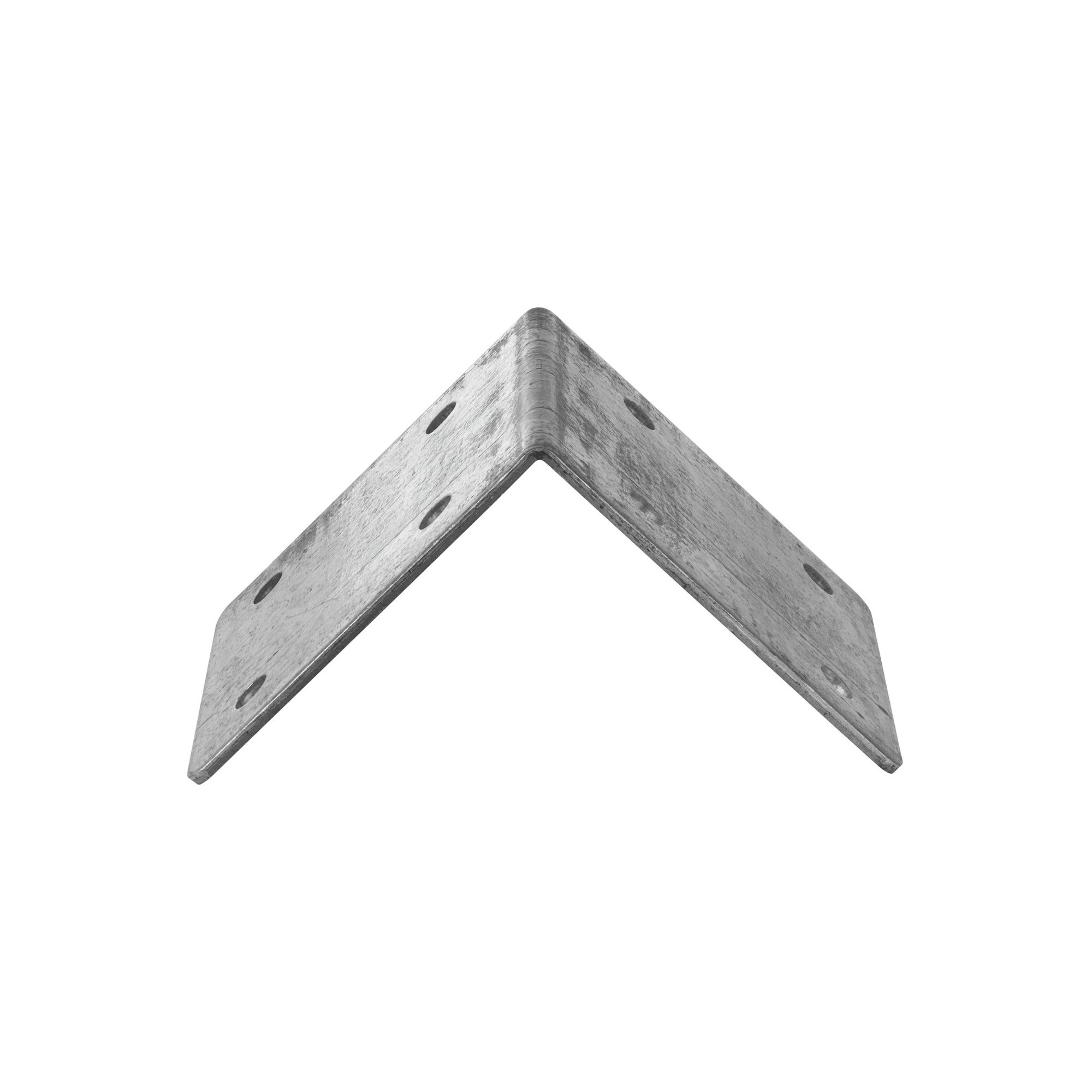 FenceMate Sleeper Silver Galvanised Steel Angle bracket (H)80mm (W)80mm (L)85mm