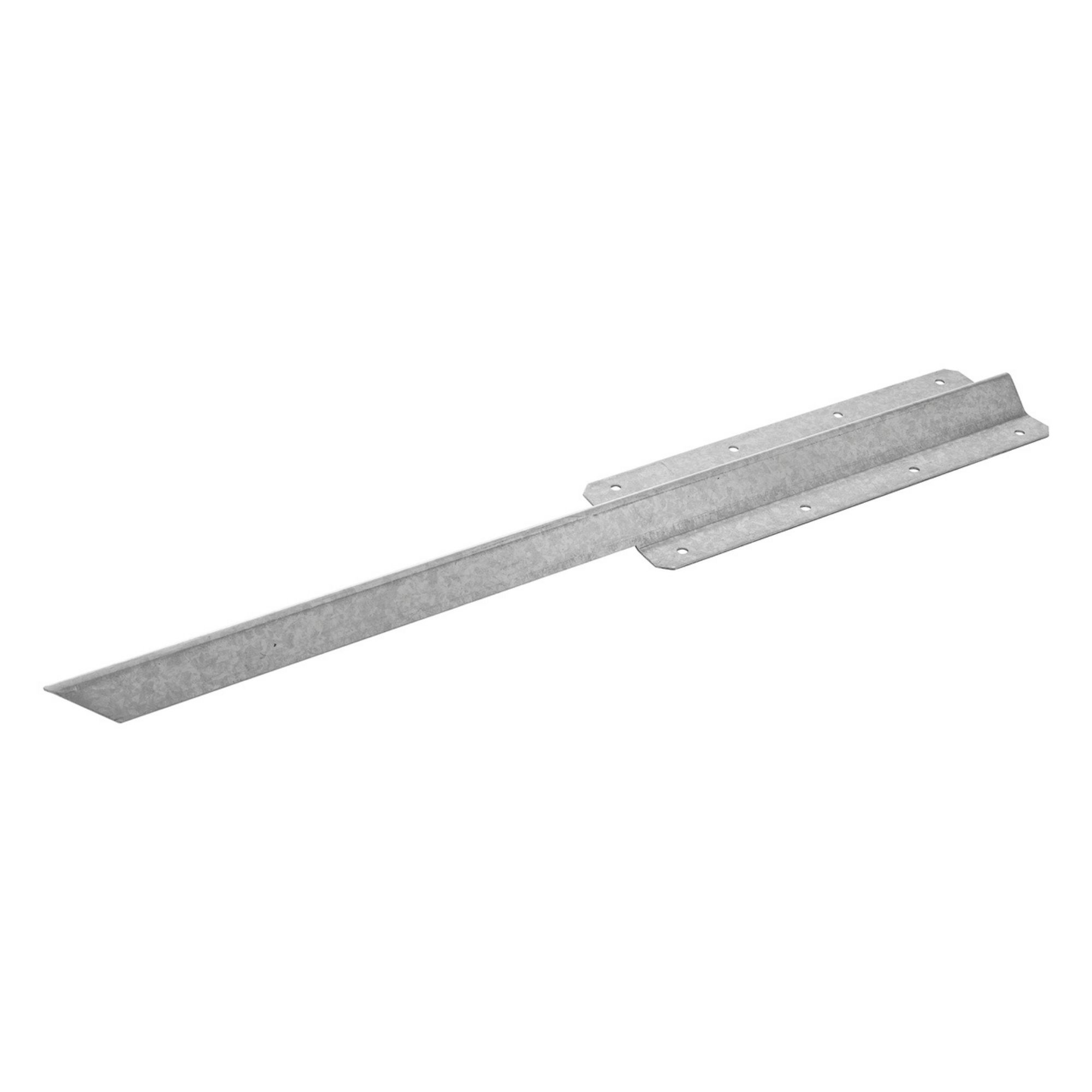 FenceMate Sleeper Silver Galvanised Steel Truncated bracket (H)750mm (W)117mm (L)30mm