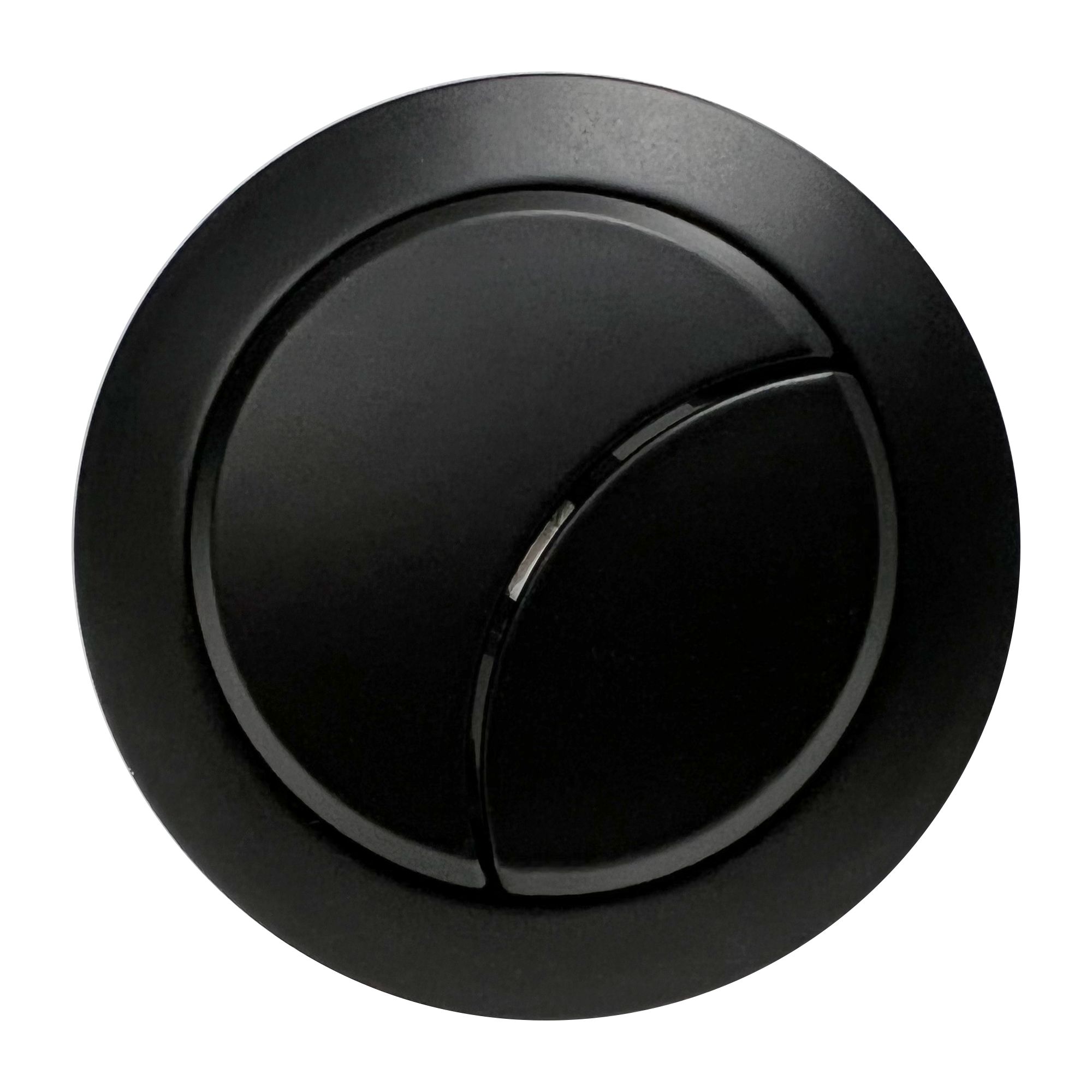 Fewstone Black Plastic Dual Flush button