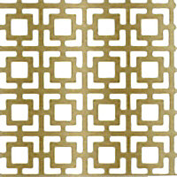 FFA Concept Gold effect Aluminium Embossed Sheet, (H)500mm (W)500mm (T)1mm