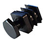 FFA Concept uPVC Square End cap (Dia)20mm, Pack of 4