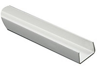 FFA Concept White PVC U-shaped Profile, (L)1m (W)14mm