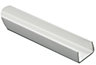 FFA Concept White PVC U-shaped Profile, (L)1m (W)14mm