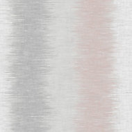 Fine Décor Aukland Grey & pink Striped Smooth Wallpaper