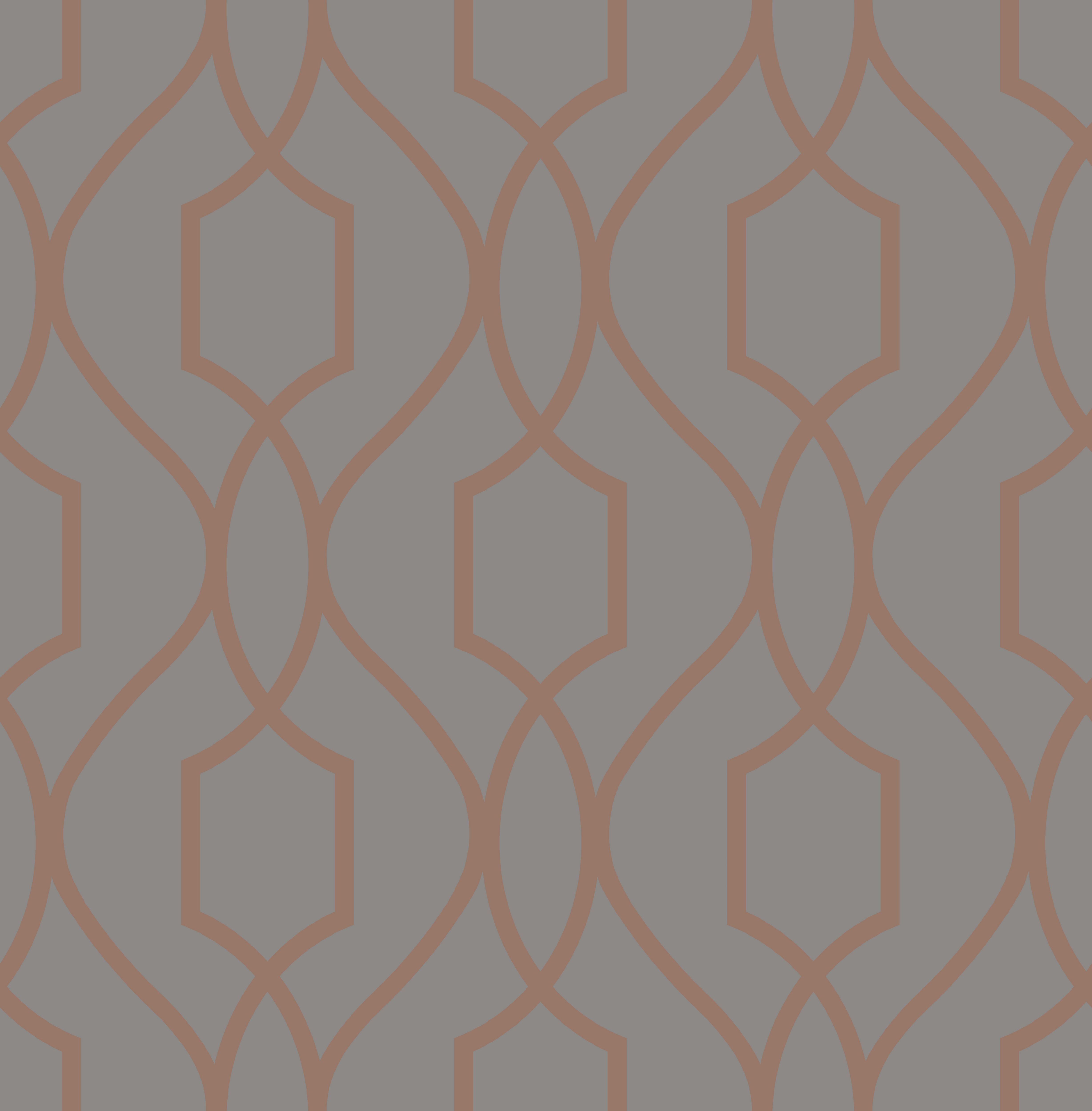 Fine Decor Apex Rose gold effect Geometric Smooth Wallpaper