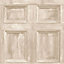 Fine Décor Cream Wood panel Smooth Wallpaper