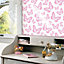 Fine Décor fun4walls Pink & white Butterflies Mica effect Smooth Wallpaper