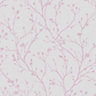 Fine Decor Laurel Mauve Floral Smooth Wallpaper