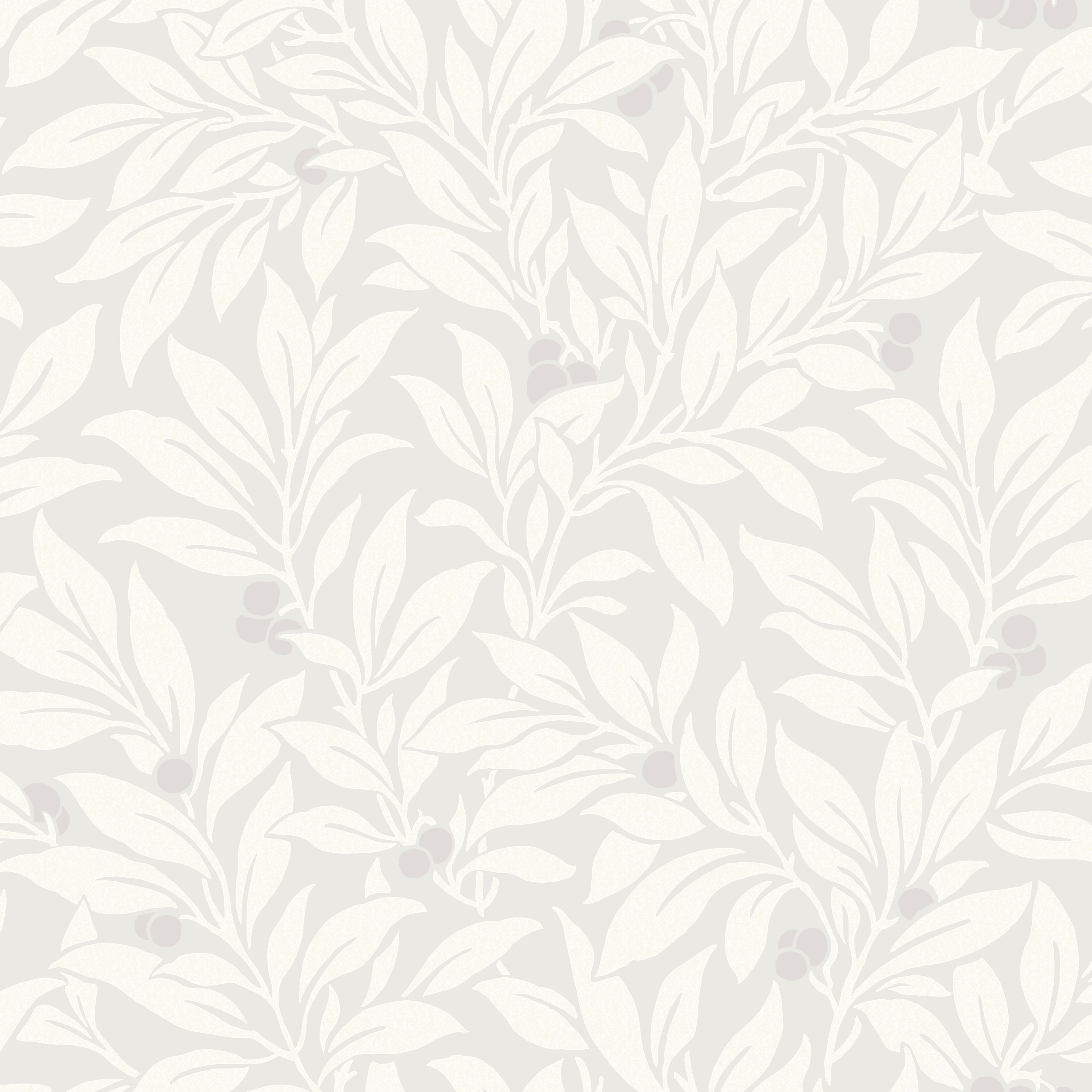 Fine Decor Mulberry Soft grey Floral Smooth Wallpaper DIY at B&Q