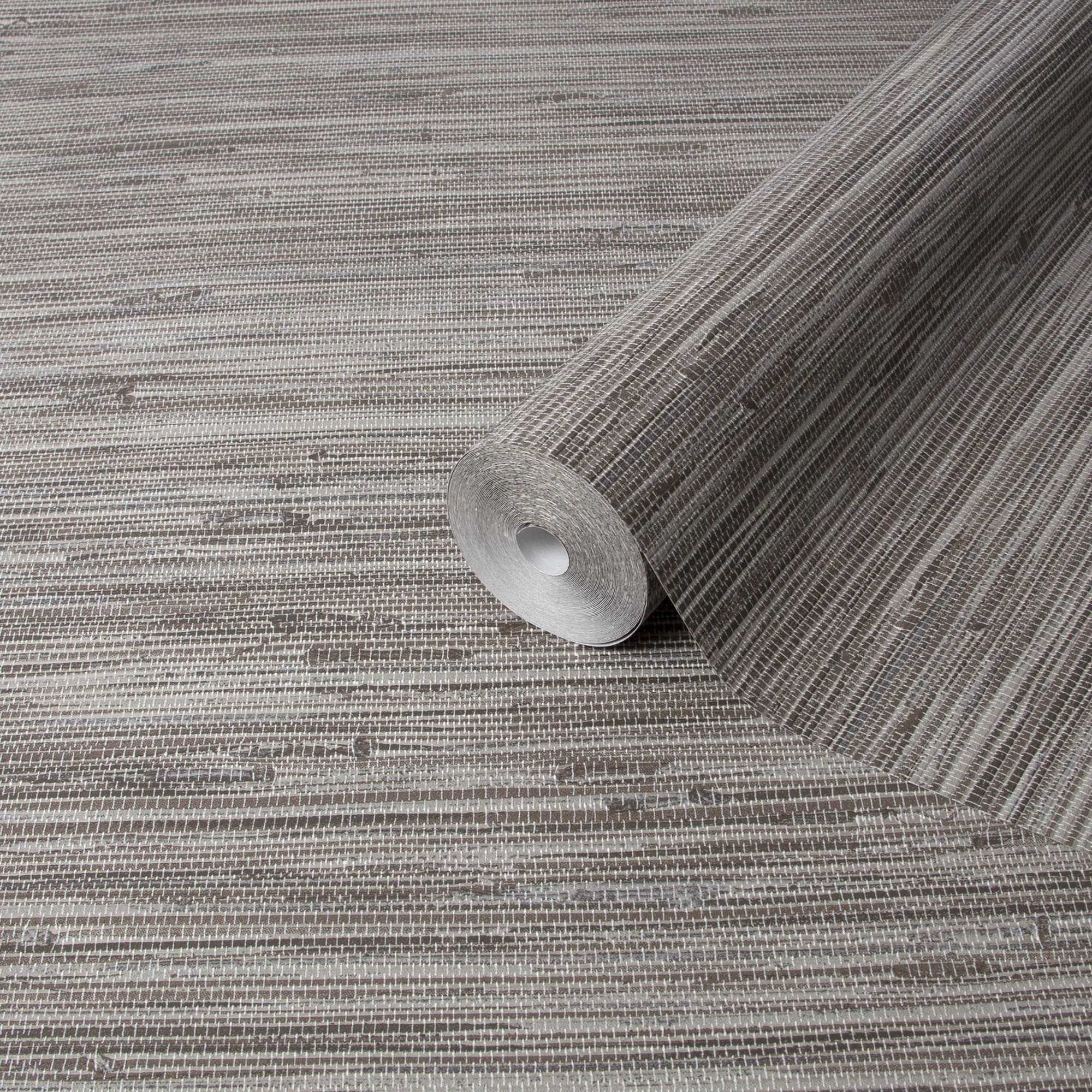 Fine Décor Stone Grasscloth Textured Wallpaper Sample DIY at B&Q