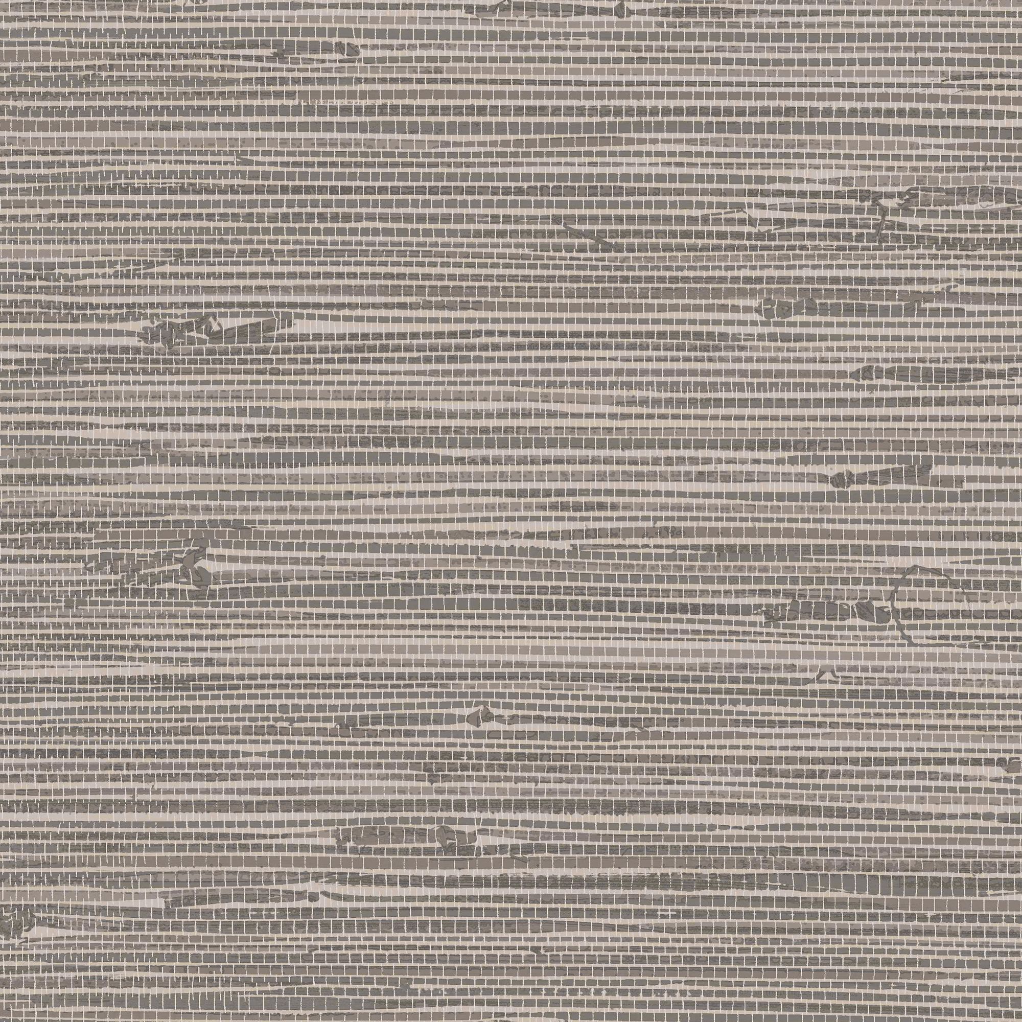 Envelope Stripe Ochre Grasscloth Wallpaper