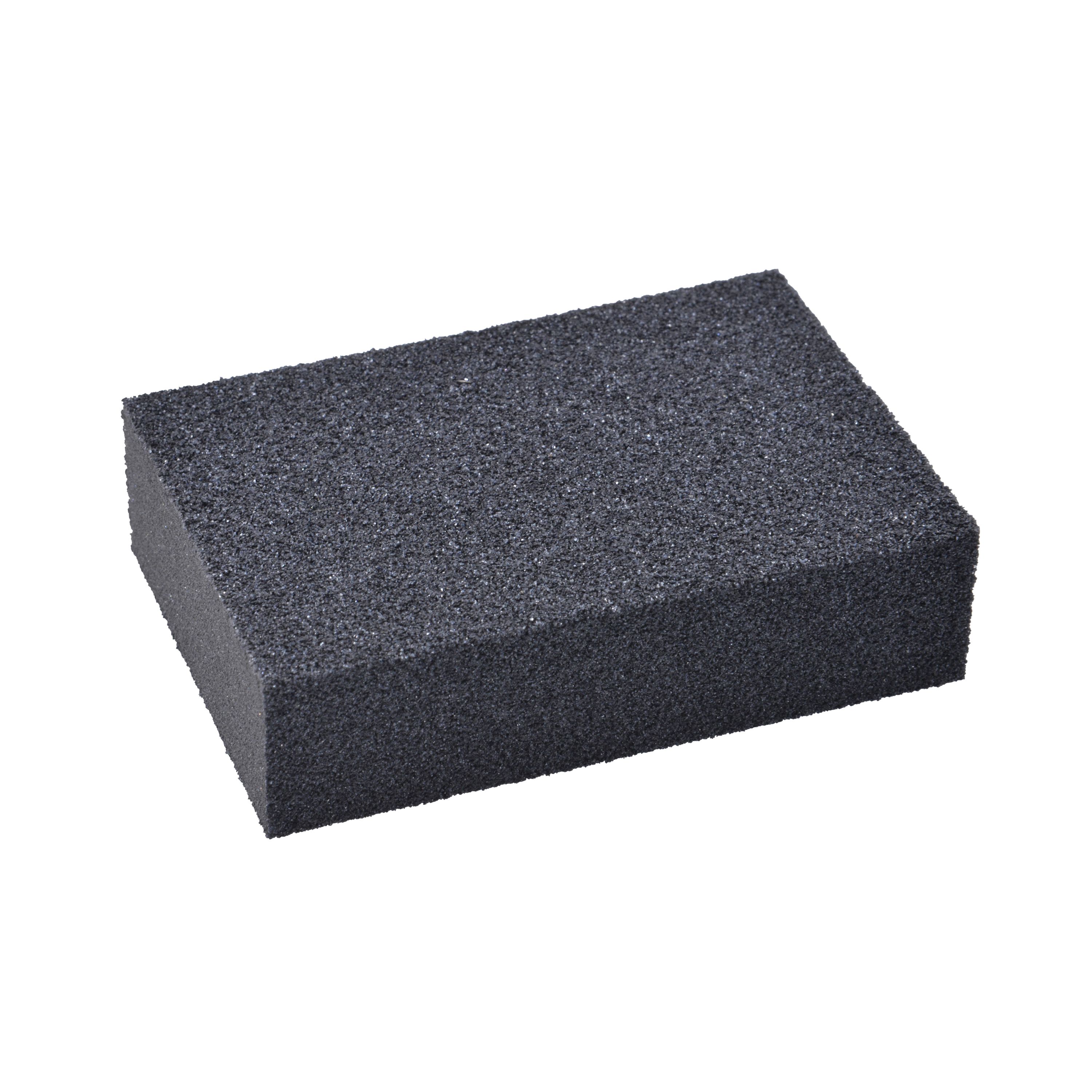 Fine/medium Sanding sponge (L)100mm (W)68mm, 17g | DIY at B&Q