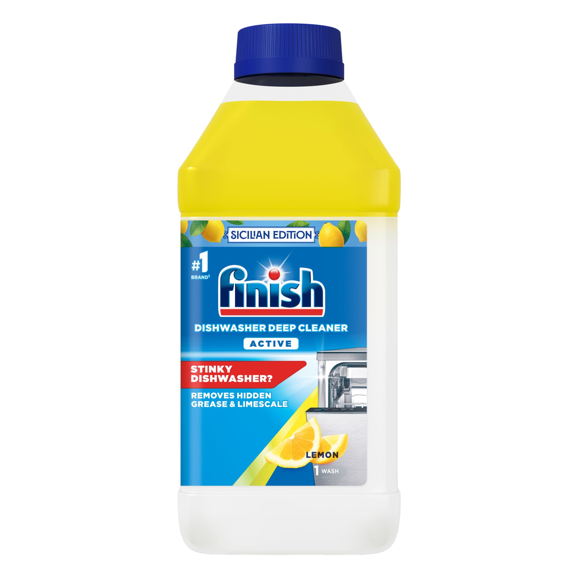 Finish Sicilian Lemon Dishwasher cleaner, 250ml