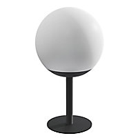 Finster Dark grey Battery-powered Neutral white Integrated LED Outdoor Lamp
