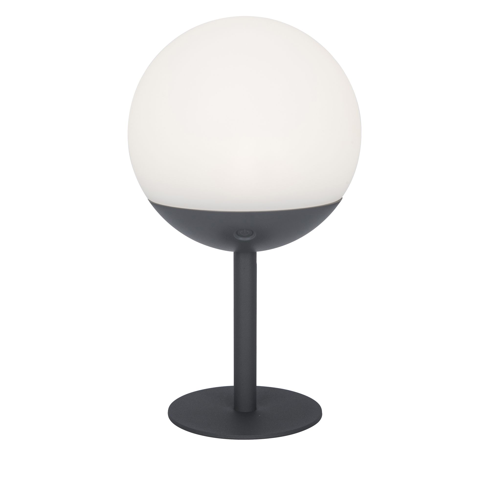 Finster Dark grey Battery-powered Neutral white Integrated LED Outdoor Lamp