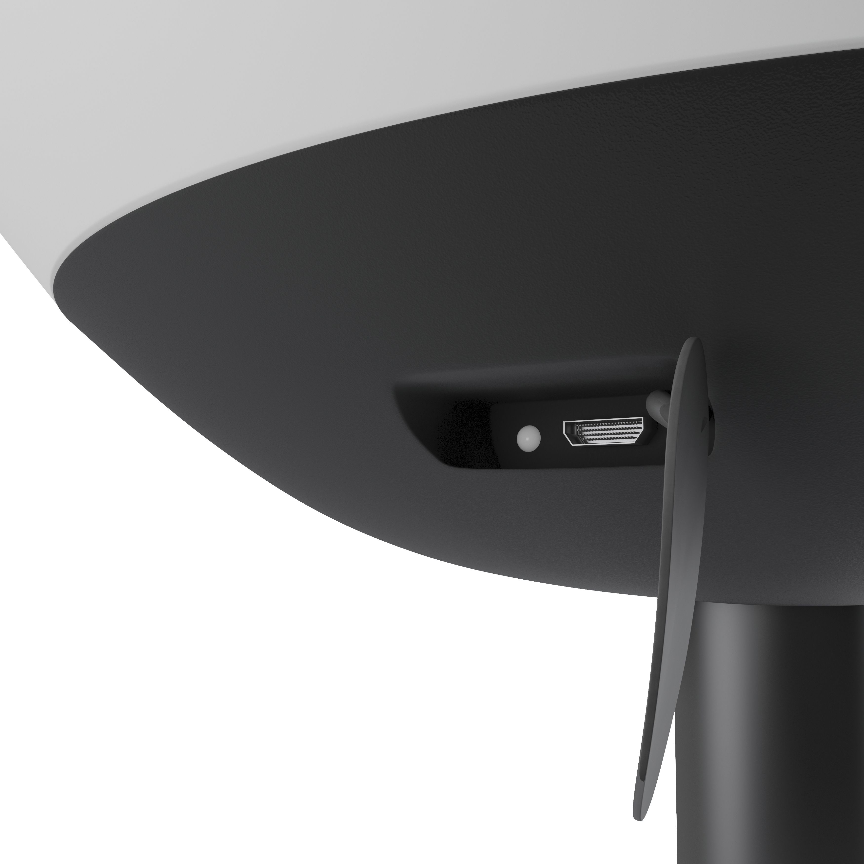 Finster Dark grey Battery-powered Neutral white Integrated LED Outdoor Lamp