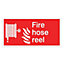 Fire extinguisher symbol PVC Safety sign, (H)100mm (W)200mm