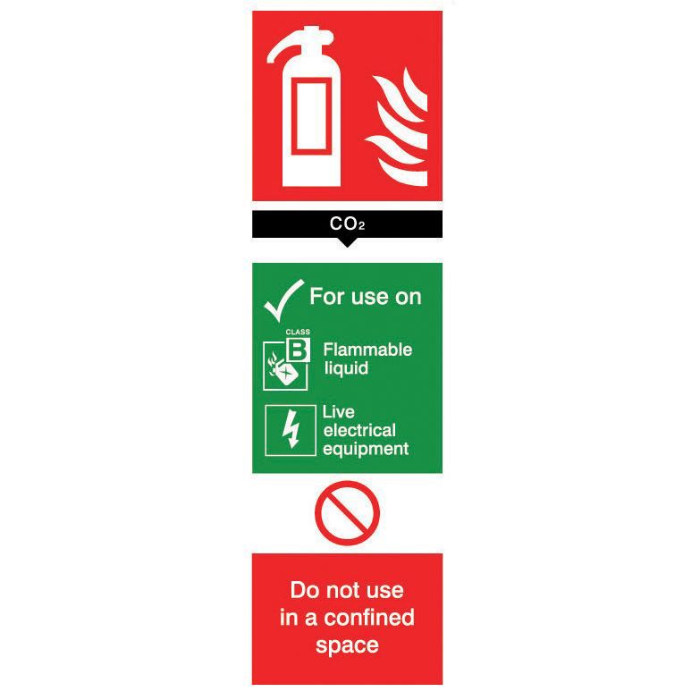 Fire hydrant CO2 PVC Safety sign, (H)280mm (W)85mm | DIY at B&Q