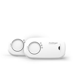 FireAngel FA3313-T2 Wireless Standalone Carbon monoxide Alarm with Replaceable battery, Pack of 2