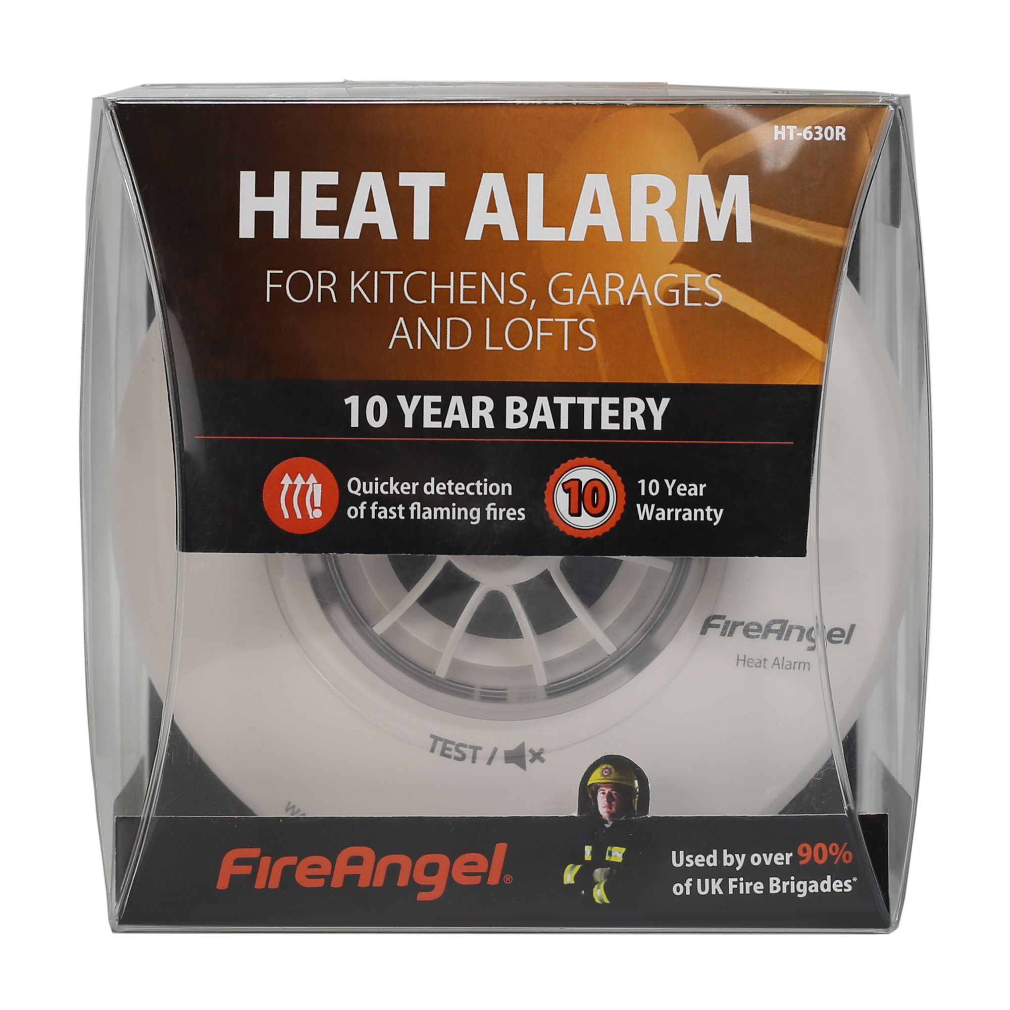 FireAngel - Telecomando Inclusa Batteria Con 10 Anni Di Vita