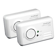 FireAngel TCO-9BQ Wireless Carbon monoxide Alarm with 1-year battery, Pack of 2