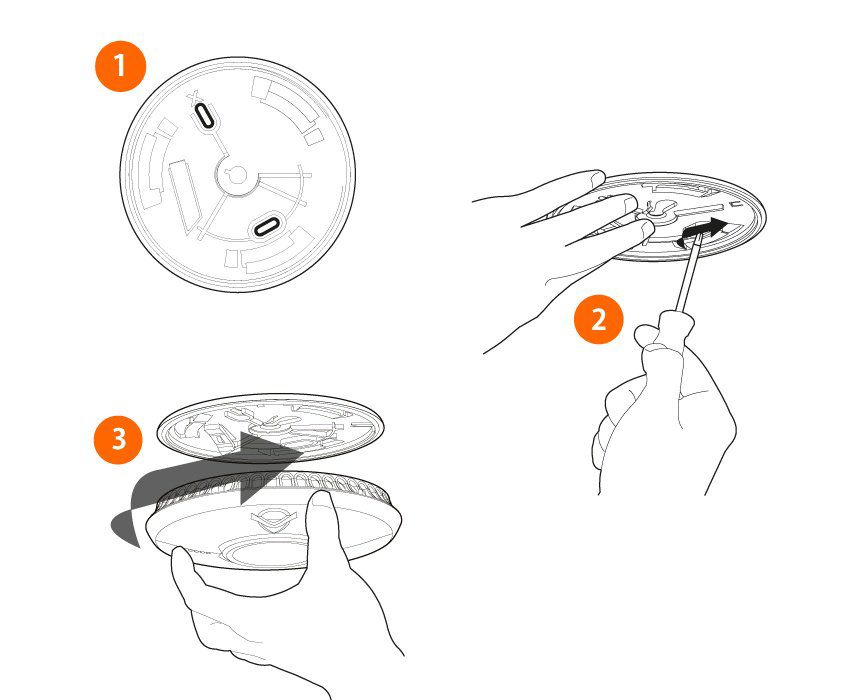 FireAngel Toast Proof SB1-R Standalone Optical Smoke Alarm with 1-year battery - 4