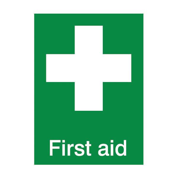 First aid Self-adhesive labels, (H)200mm (W)150mm | DIY at B&Q