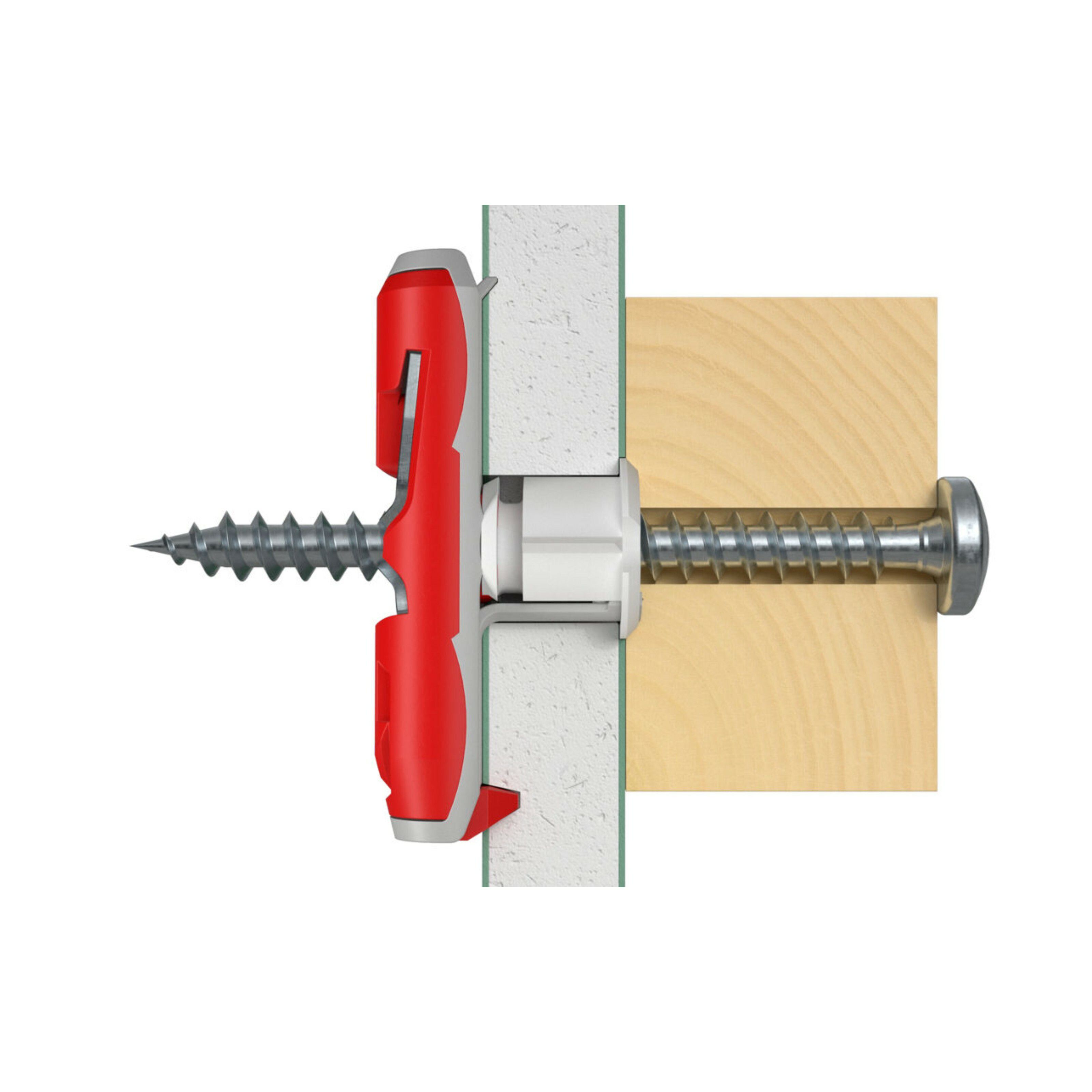 Fischer DuoTec Plasterboard fixing (Dia)10mm (L)65mm, Pack of 2