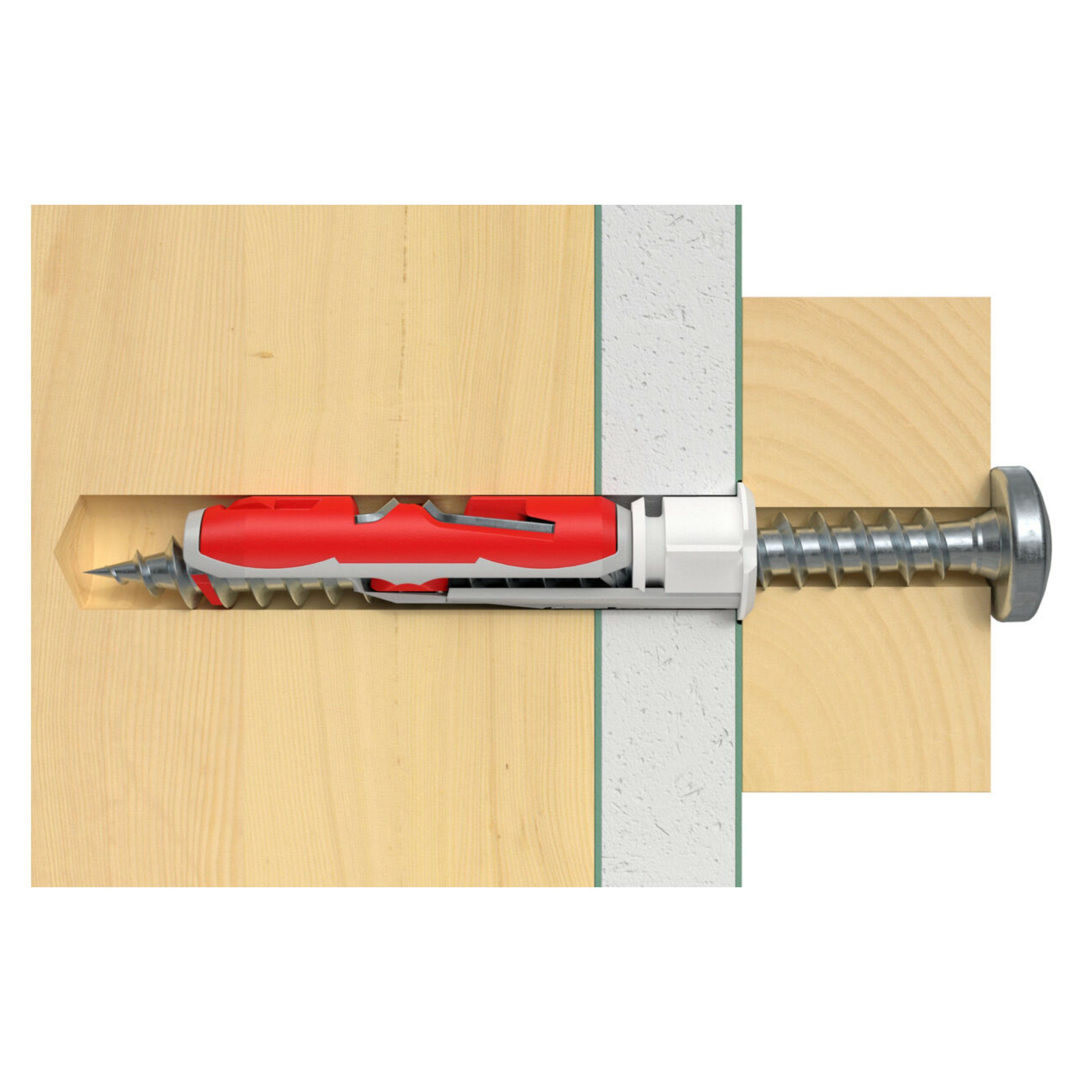 Fischer DuoTec Plasterboard fixing (Dia)10mm (L)65mm, Pack of 2