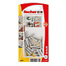 Fischer Grey Nylon Wall plug (L)20mm (Dia)4mm, Pack of 28