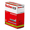 Fischer Grey Nylon Wall plug (L)35mm (Dia)6mm, Pack of 25